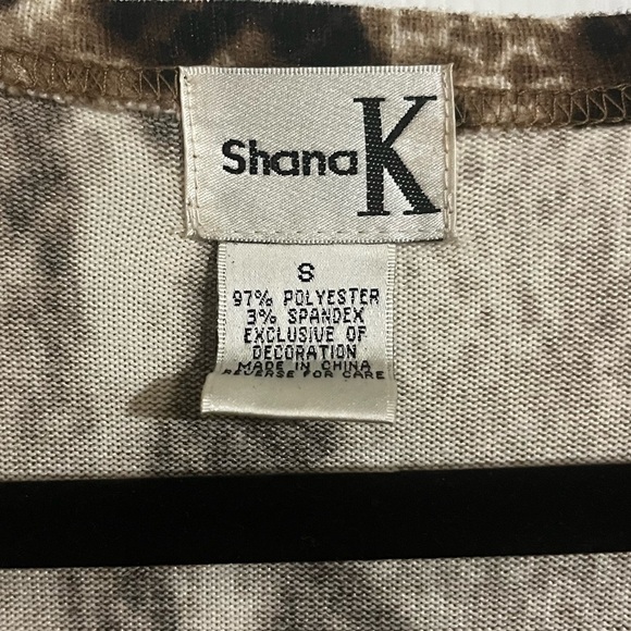 Shana K Snake Print V-Neck Dress - Picture 6 of 6